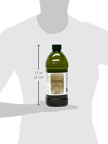 RICE BRAN OIL | All Natural, Made from 100% Non-GMO Rice | Rich in Vitamin E and Gamma-Oryzanol | Unfiltered, Non Winterized, No Trans Fat and Heart Healthy | 1/2 Gallon By Tophe