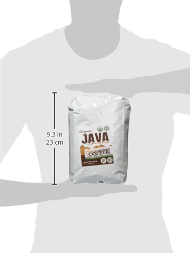 Fresh Roasted Coffee, Organic Java Taman Dadar, 2 lb (32 oz), Medium Roast, Kosher RFA, Whole Bean