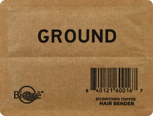 Stumptown Coffee Roasters, Medium Roast Ground Coffee - Hair Bender 12 Ounce Bag, Flavor Notes of Citrus and Dark Chocolate (Pack of 3)