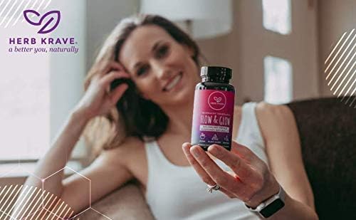 Flow and Glow Natural Hormone Balance 60 Vegan (1 Pack)