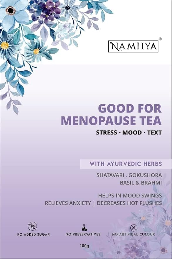 Namhya Ayurvedic Menopause Tea, Hormone Balance (100 gms, 50 servings)