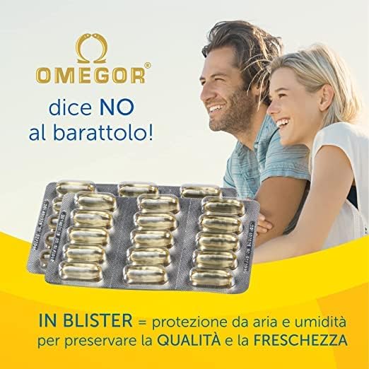 OMEGOR® Vitality 1000 with 90% Omega-3 5-Star Certified 2006. EPA 535mg and 268mg per 2 Capsules. 90% Triglyceride 60 Capsules