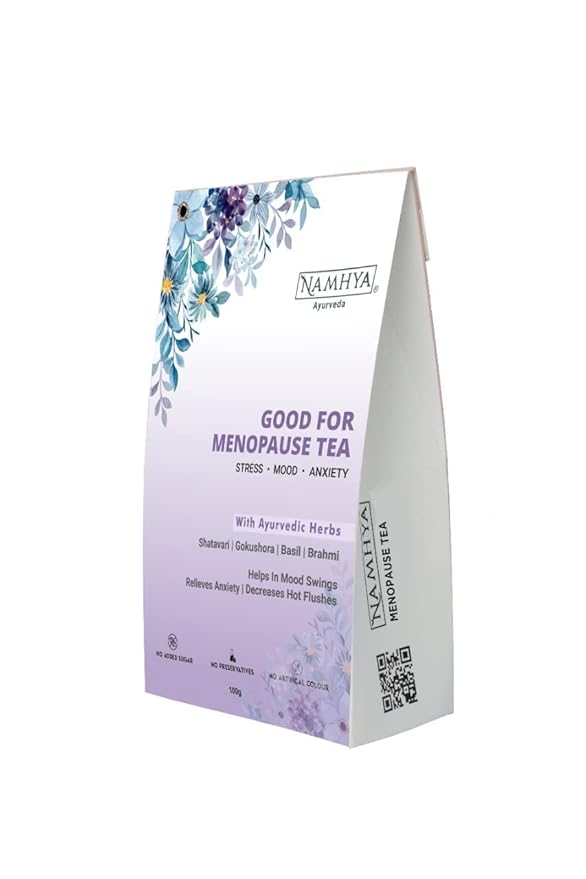 Namhya Ayurvedic Menopause Tea, Hormone Balance (100 gms, 50 servings)