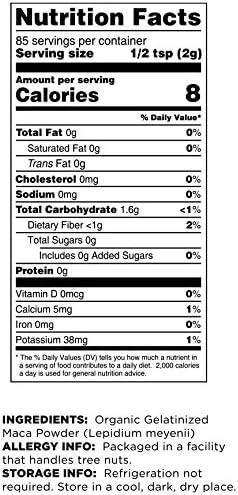 Terrasoul Superfoods Organic Gelatinized Maca Powder, 16 Oz, Hormone Balance, Energy Boost, and Superfood Smoothies with Peruvian Maca Root, Gelatinized for Easy Digestion