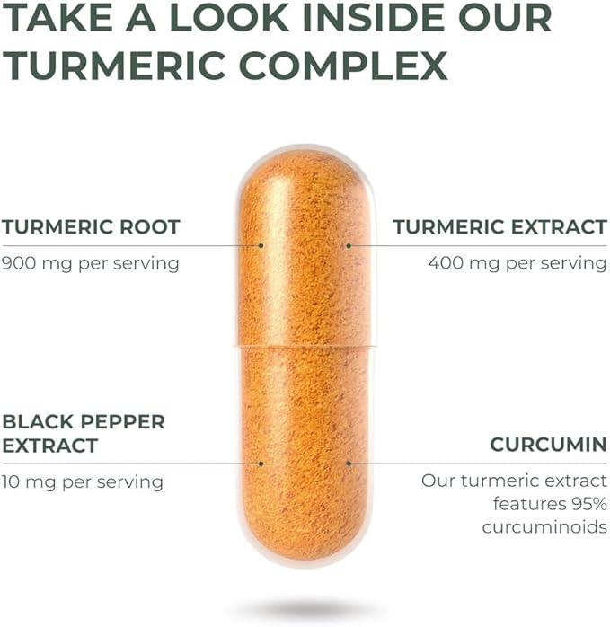 Primal Harvest 1 Pack, Primal Turmeric 60 Capsules