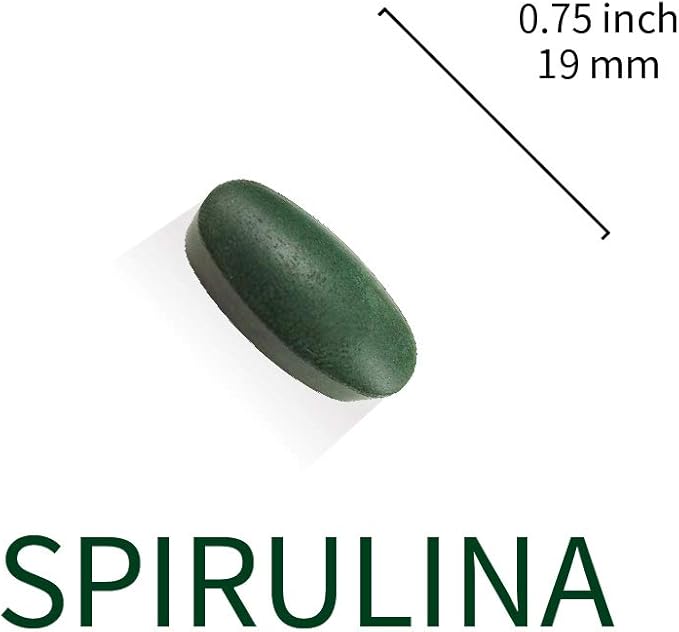 Lovita Organic Spirulina 1000mg per Tablet, 100% Vegan 90 Vegetarian 3)
