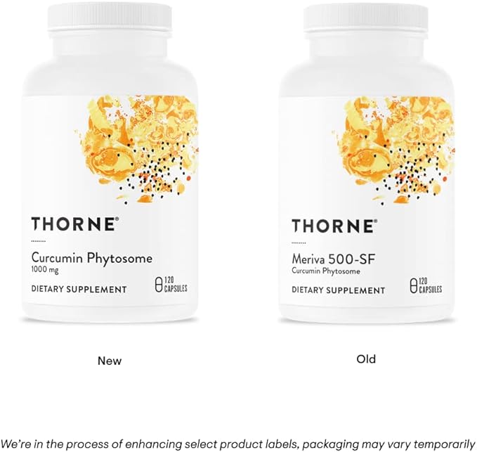 THORNE Curcumin Phytosome 1000 mg (Meriva) 120 Capsules 60 Servings