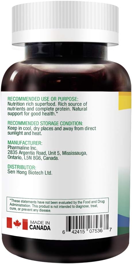 Lovita Organic Spirulina 1000mg per Tablet, 100% Vegan 90 Vegetarian 3)