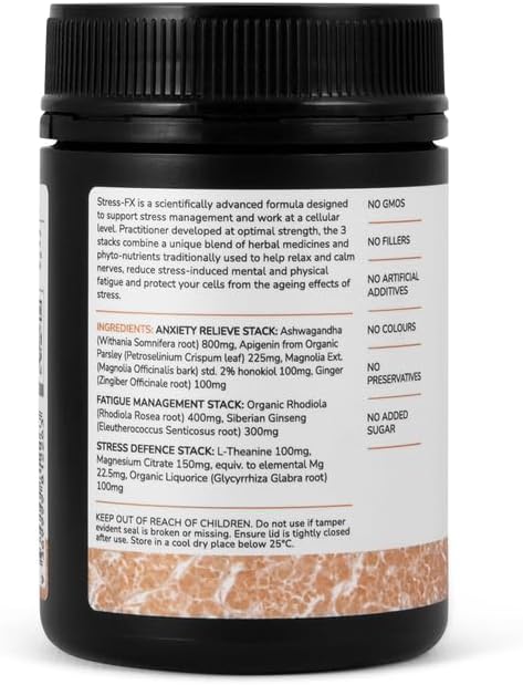 Stress-FX Stress Support & Mood Support 120 Capsules (30 Servings)
