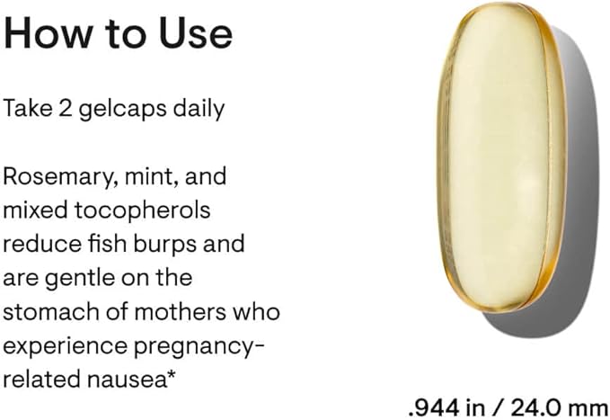 THORNE Prenatal DHA 650 mg 200 mg 60 Capsules