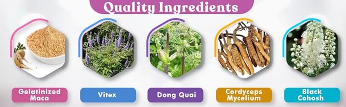 Flow and Glow Natural Hormone Balance 60 Vegan (1 Pack)