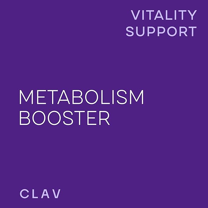 CLAV® N°3 Vitality Support - Vegan Multivitamin - Energy & Focus Supplement - Vitamin B Complex - Guarana, Ginseng, Ginkgo Extract - 60 Capsules - 1 Month