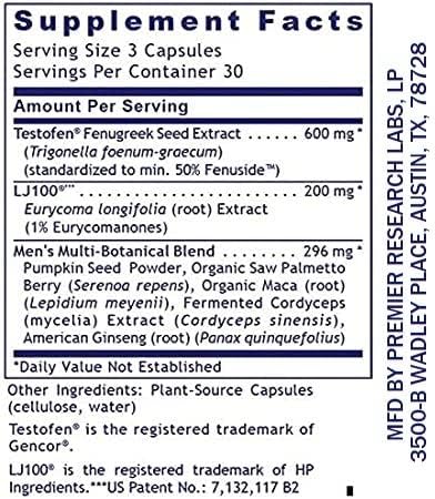 Premier Research Labs Testosterone Premium -90 Plant-Source