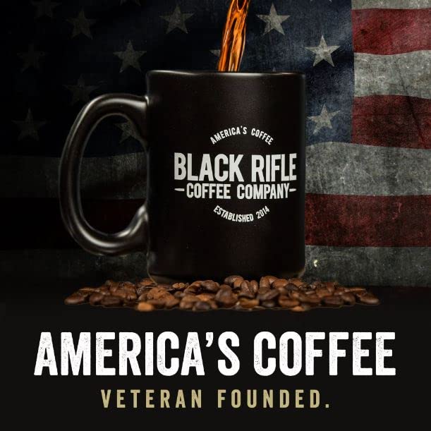Black Rifle Coffee Company Hazelnut, Flavored Medium Roast Ground Coffee, 12 OZ Bag