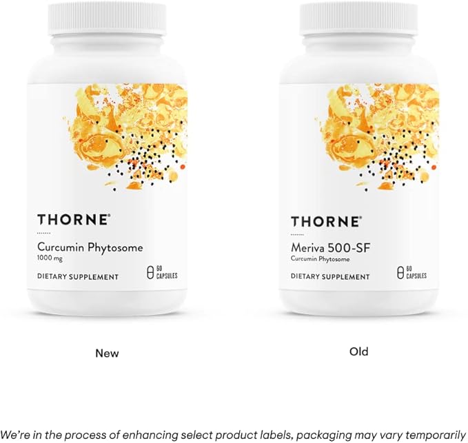 THORNE Curcumin Phytosome 1000 mg (Meriva) 60 Capsules 30 Servings