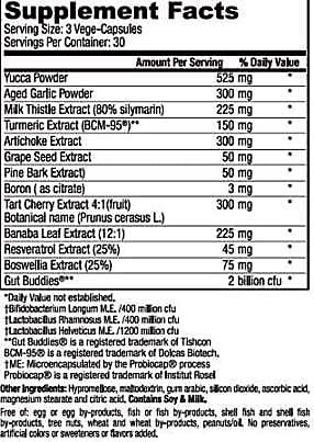 Flamasil™- for Healthy Inflammation Response* | Multi-Herbal Pain Reliever* and Joint Aid | Bio-Enhanced Turmeric, Boswellia, Resveratrol, and More | 13-in-1 Superfood Antioxidants | 30-Day Supply