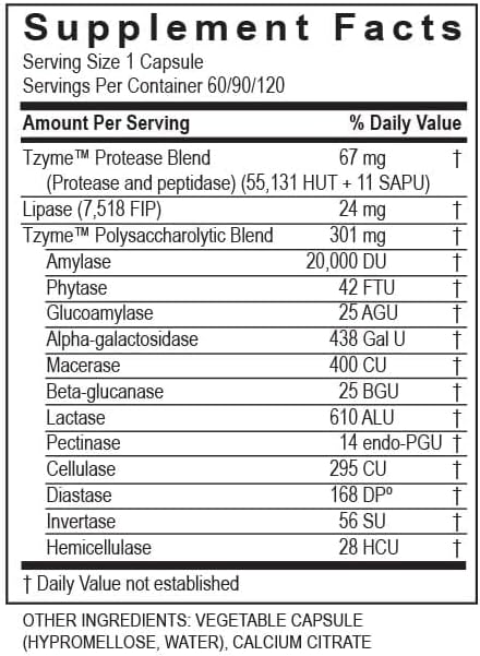 Transformation Enzyme - Digest Wellness Supplement (60)