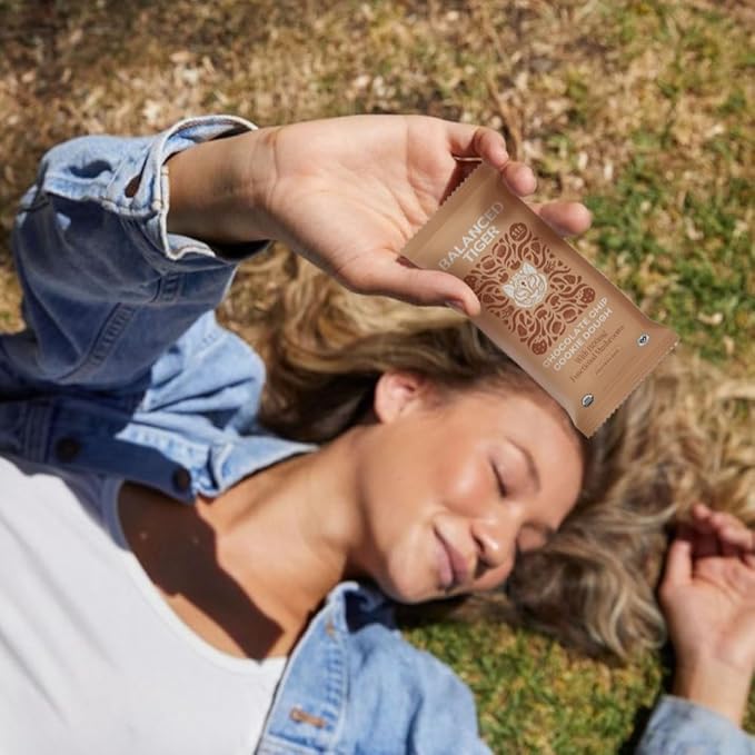 Organic Functional Mushroom Vegan Protein Bars | Made in USA | Full Dose (1500mg) Lions Mane, Chaga, Reishi & Cordyceps Bars | Plant Protein Bars w/ Adaptogens & Superfoods | Chocolate Chip Cookie Dough