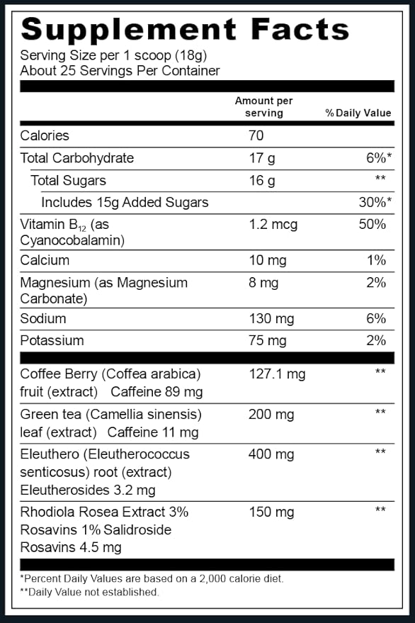 Vega Sport Pre-Workout Energizer, Strawberry Lemonade 1.1 lbs