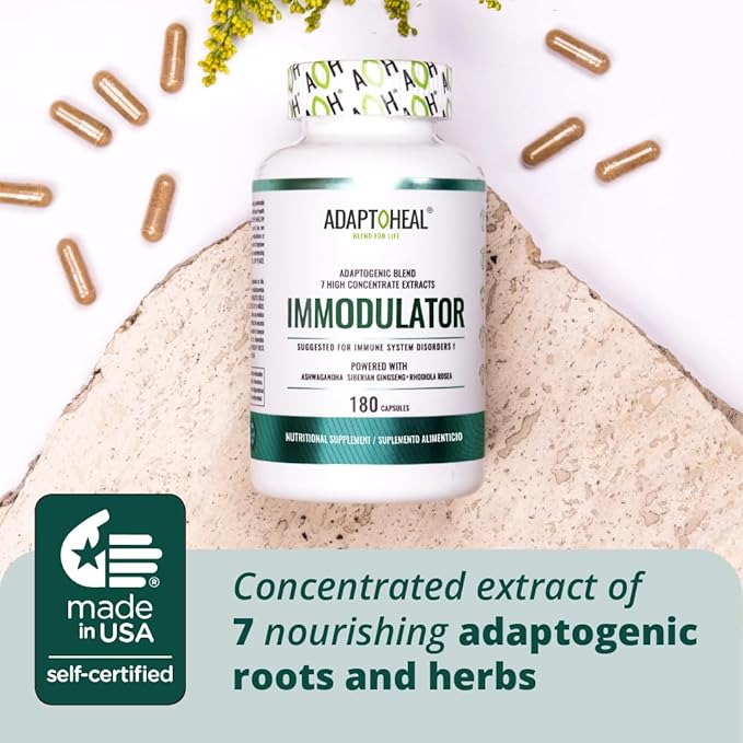 Immodulator - Adaptogenic Supplement for Well-Being, (180 Capsules/700 Capsules/700 mg)