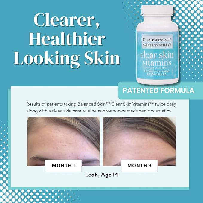Clear Skin Vitamins for Women & Men