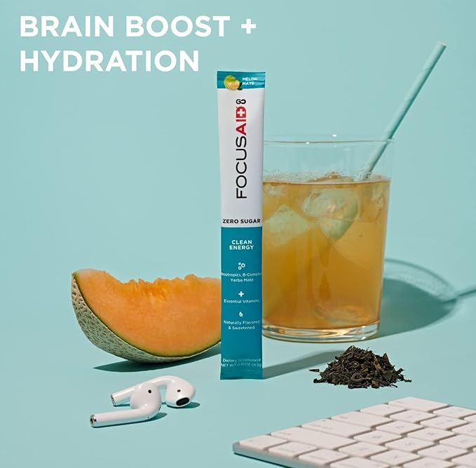 FOCUSAID GO Nootropics Energy Blend, Zero 100mg Caffeine, 30 Count 1)