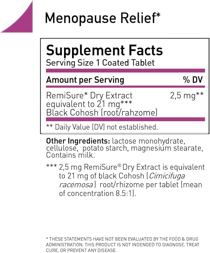 Menopause Symptoms Relief 120 Tablets