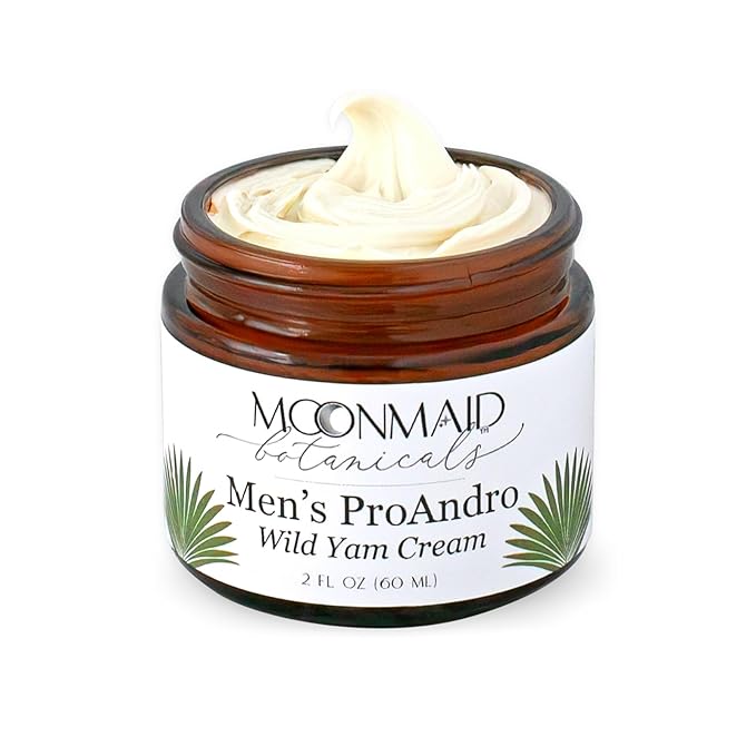 ProAndro Men’s Saw Palmetto & Wild Yam Cream for Hormone Balance 60ml | Organic Wild Yam Cream for Prostate Health, Hormonal Balance & Vitality | Made in USA | USDA Certified