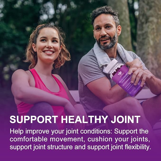 Glucosamine Chondroitin Gummies with MSM & Elderberry 1500mg Glucosamine 60 Gummies (3 Pack)