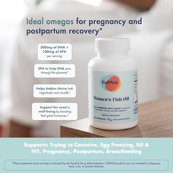 Prenatal Vitamin Lemon + DHA 3 Fish 26+ Vital 3rd Party 30 Servings