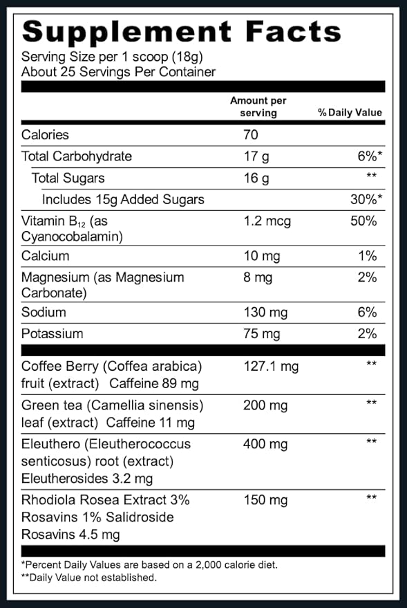 Vega Sport Pre-Workout Energizer, Berry 1.1 lbs