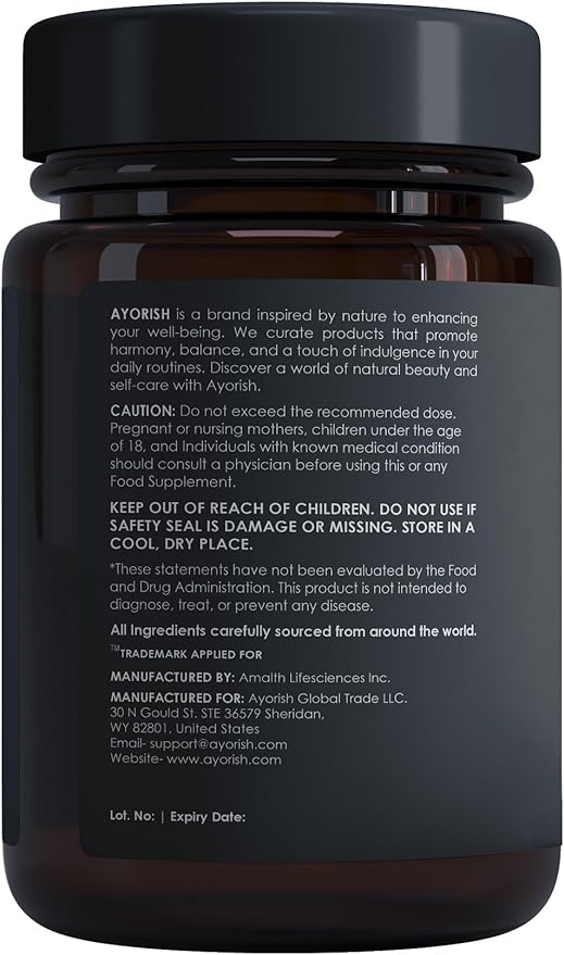 Sea Moss Capsules Black Seed Oil Ashwagandha Bladderwrack Burdock, Vitamin C & D3 with Elderberry Manuka Dandelion Yellow Dock Chlorophyll ACV Moringa Ginger 120