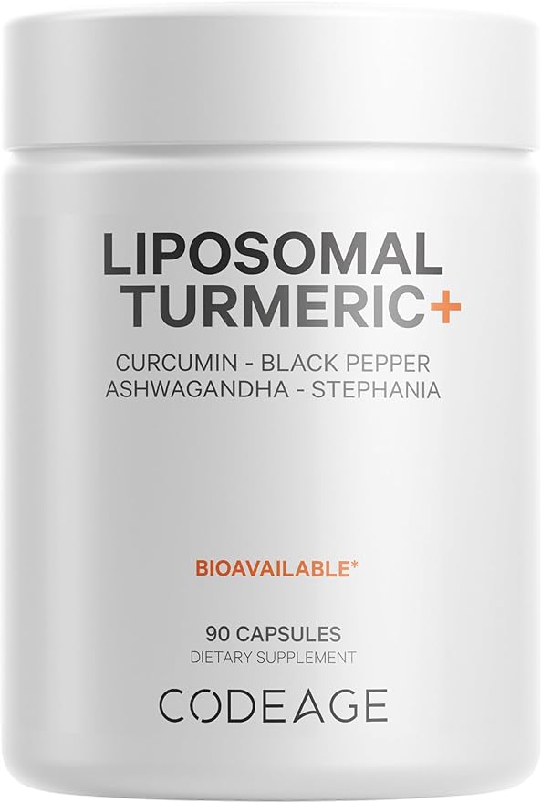 Codeage Organic Turmeric Supplement 95% Curcumin 90 Capsules
