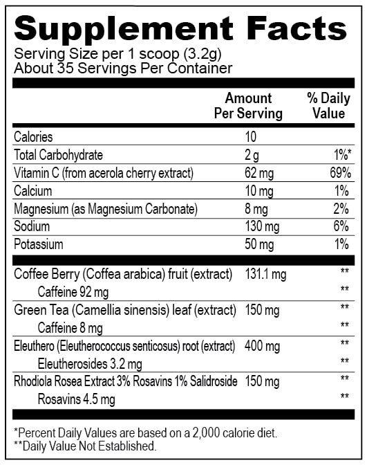 Vega Sport Sugar Free Pre-Workout Energizer, Berry 4 oz