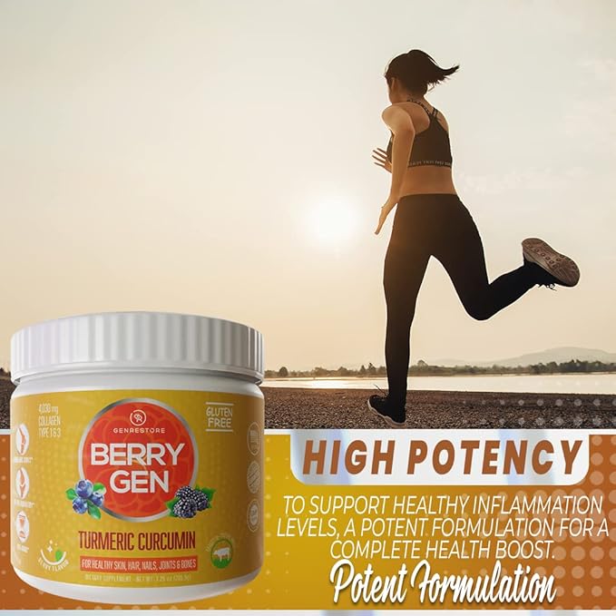 Turmeric Curcumin Collagen Powder with Vitamin 90 Servings (3)
