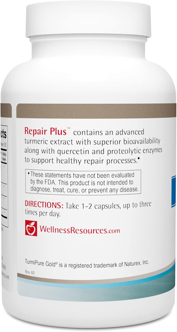 Repair Plus Featuring TurmiPure Gold Turmeric (100 Capsules)
