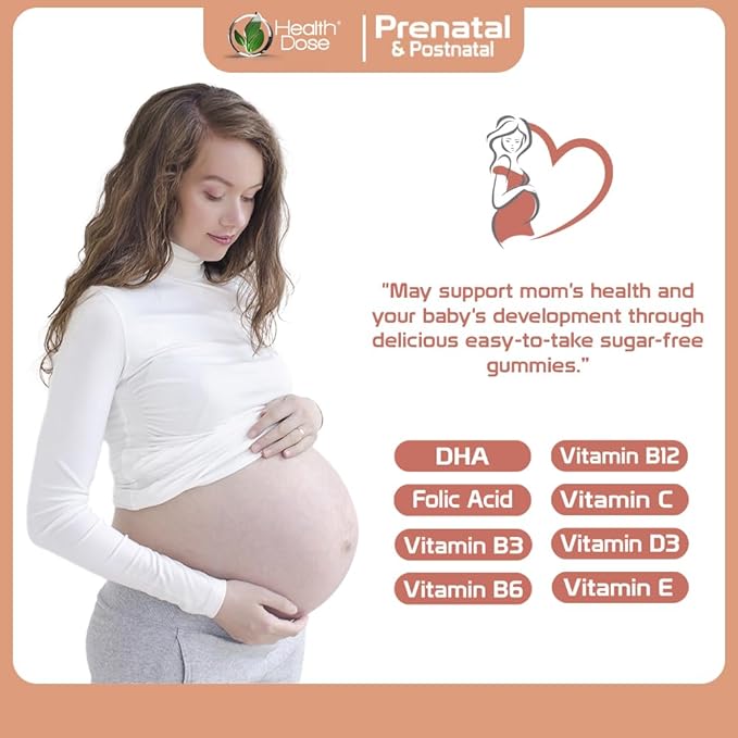 Prenatal/Postnatal Complex Supplement. Vitamin B6, B12, 90Ct