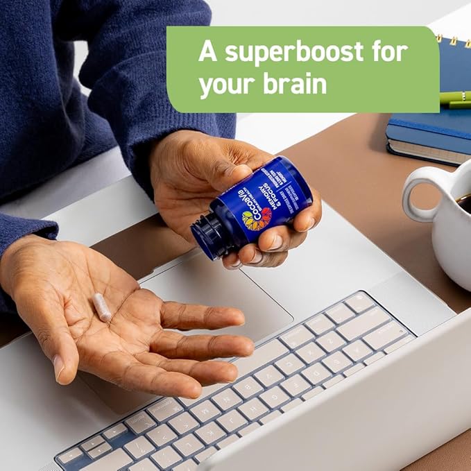 CocoaVia Memory & Focus Brain Supplement, 90 Day, 90 Capsules