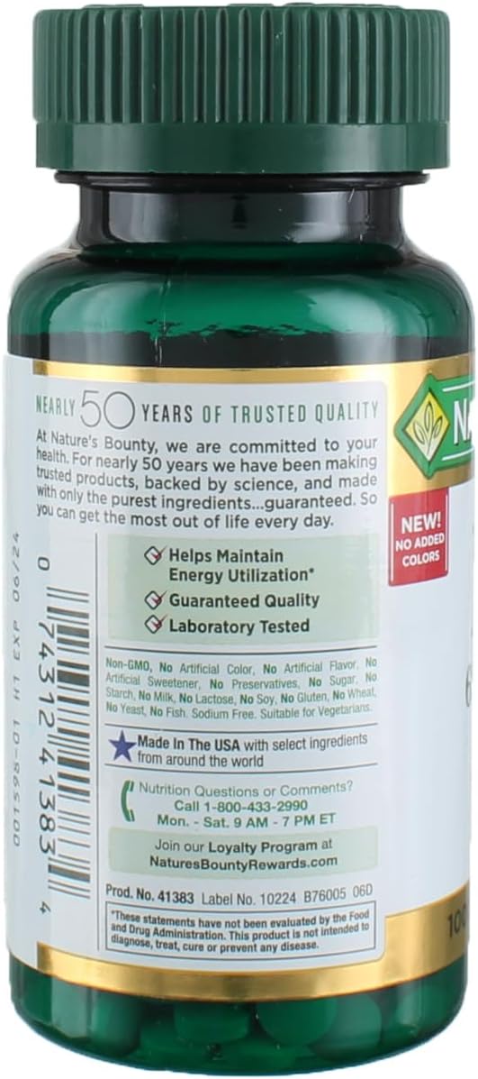 Nature's Bounty Iron 65 mg Tablets 100 Tablets, 100 Each, 3-Pack