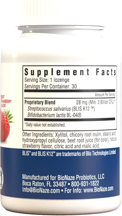 Oral Probiotic K12 & BL-04 for Sinus, Tonsil Stones, Bad Breath, Post Nasal Drip, Throat & Mouth. Improve Upper Respiratory Health with Clinically Proven Oral Probiotics (2 Pack)