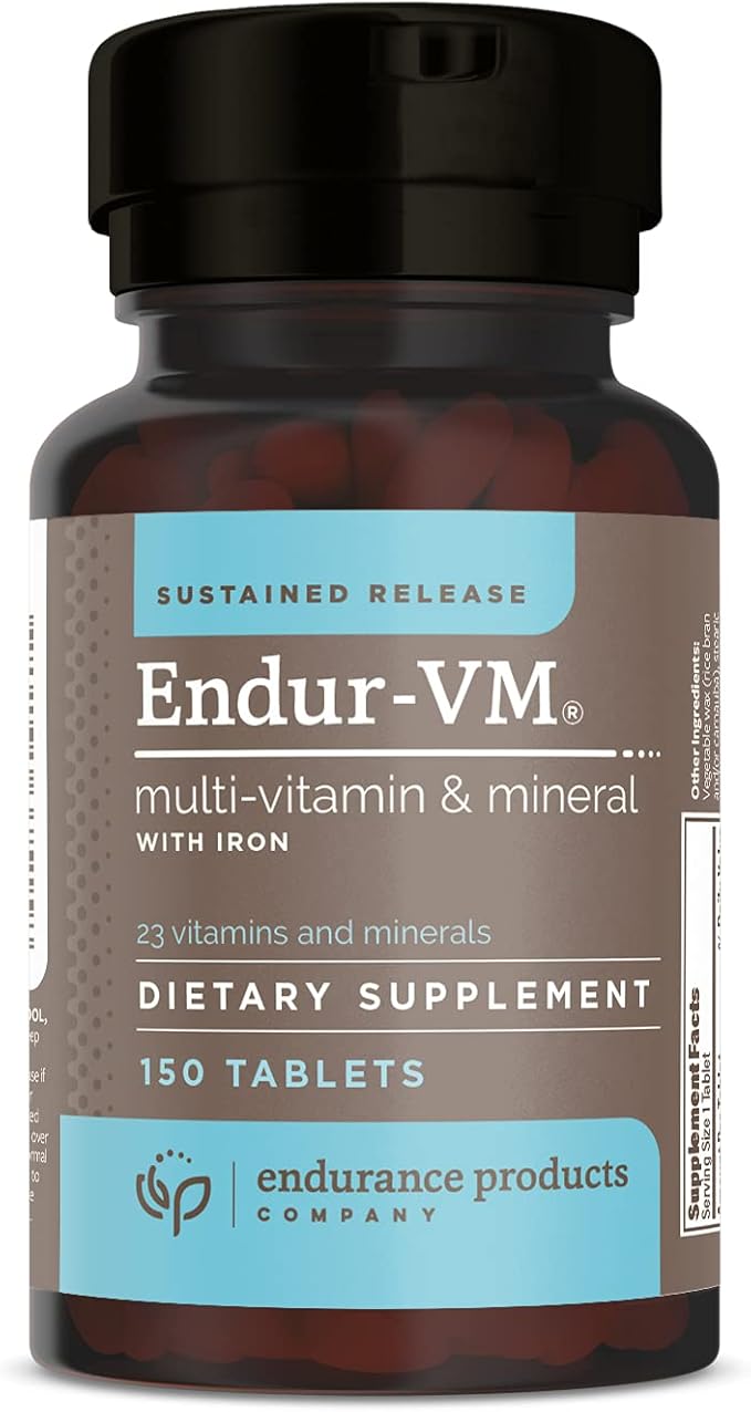 ENDUR -VM with Iron, Daily Multi-Vitamin B12, Calcium 150 Tablets
