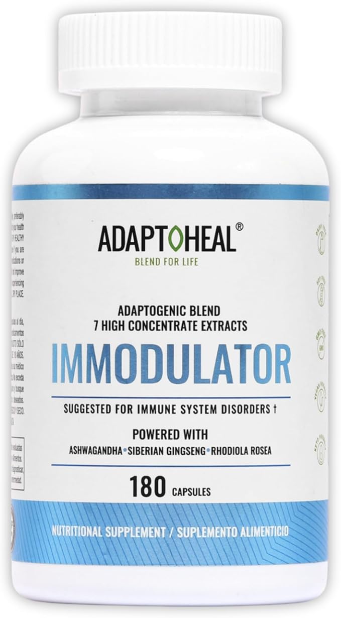 Immodulator - Adaptogenic Supplement for Well-Being, (180 Capsules/700 Capsules/700 mg)