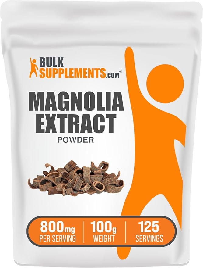 BulkSupplements.com Magnolia Bark Extract Powder 800mg per 100g (3.5 (3.5 oz) 1)