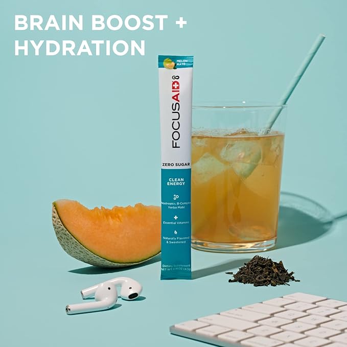 FOCUSAID GO Nootropics Energy Blend, Zero 100mg Natural 14)