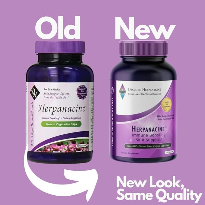 Diamond Herpanacine Natural Skin Care and (200 Count)