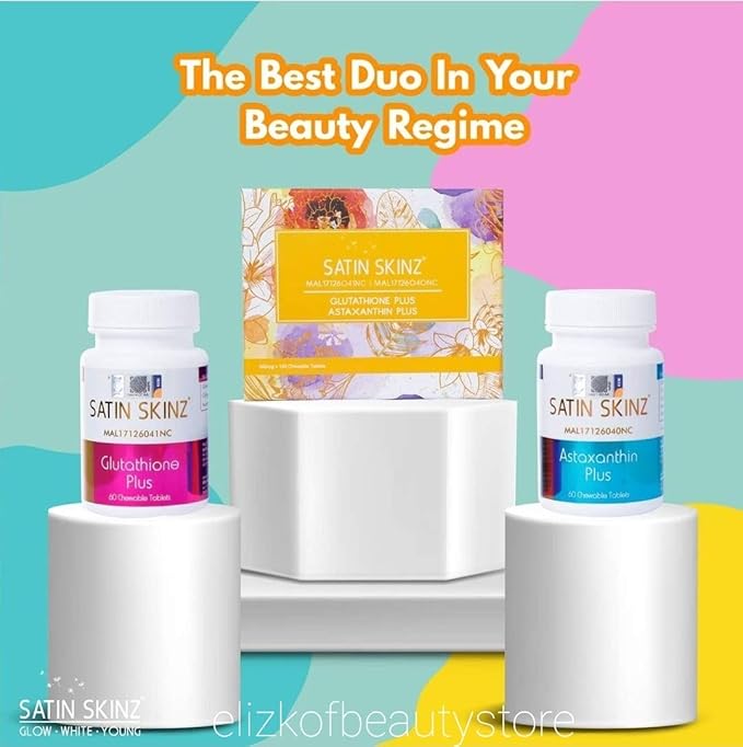 Satin Skinz GLUTATHIONE Plus and ASTAXNTHIN