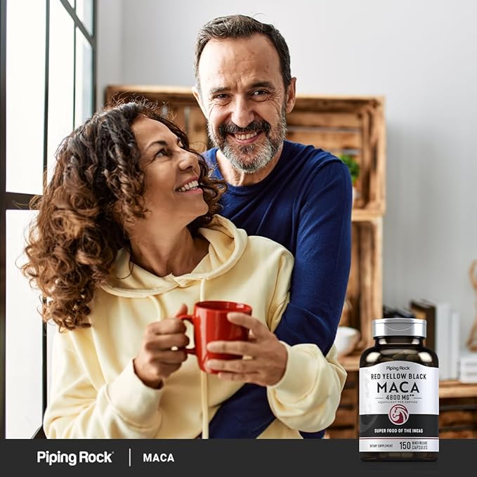 Piping Rock Maca Root Capsules 4800mg | 150 Pills