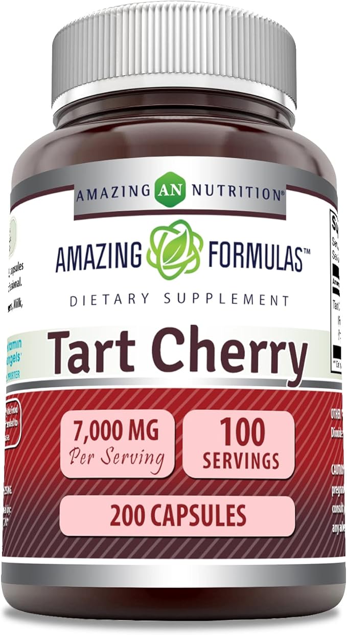 Amazing Formulas Tart Cherry Extract 7000mg (200 Count)