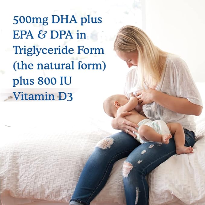Garden of Life Dr. Formulated Prenatal 550mg DHA 100% DV D3, Single 3 DHA 30 Softgels