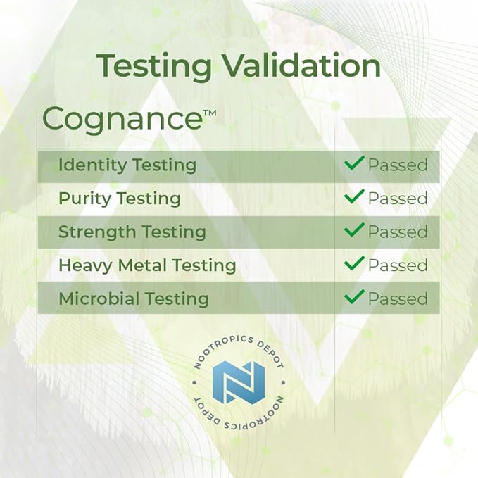 Nootropics Depot Cognance Enhanced Bacopa Capsules 100mg | 10% Ebelin 5-HT2A Activation, 180 Count 1)